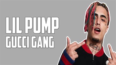 gucci cocaine|Gucci Gang by LIL PUMP Lyrics Meaning .